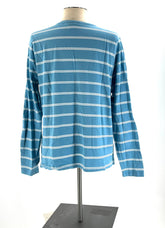 Womens Blue And White Top Size 14-16 - TheRealThreads